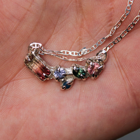 Tourmaline Sapphire Necklace